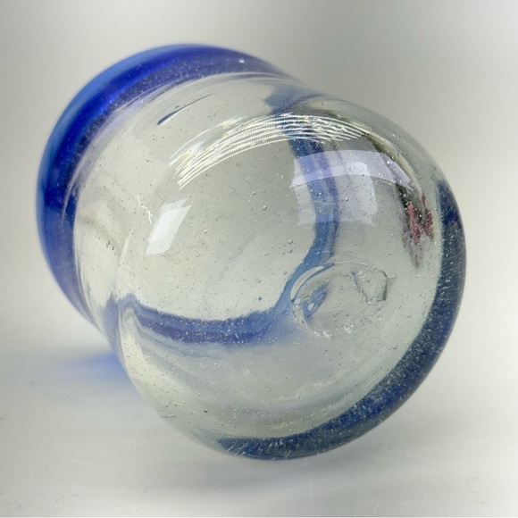 Handblown Mexican Glass Candleholder - Picture 5 of 10